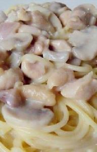 奶香蘑菇雞肉意面 奶香蘑菇雞肉意面