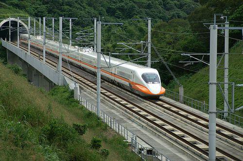 2006年6月台灣高鐵700T型電力動車組試車