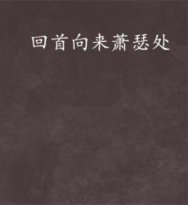 回首向來蕭瑟處 回首向來蕭瑟處