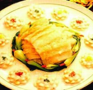 菊花釀魚肚 菊花釀魚肚