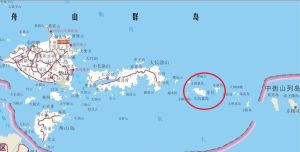 大西寨島位於浙江省舟山群島中部，中街山列島的西部。隸屬岱山縣長塗鎮