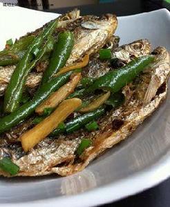 豉椒炒魚乾 豉椒炒魚乾