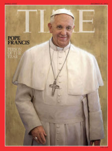 羅馬天主教教宗獲得時代周刊2013年度人物
