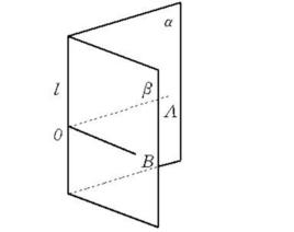 斜二面角 斜二面角