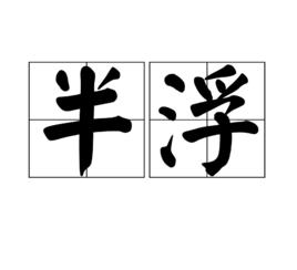 半浮 半浮