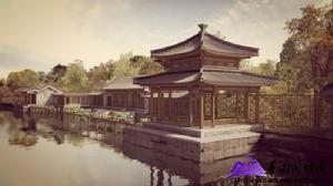 接秀山房-菊秀松蕤亭-復原圖