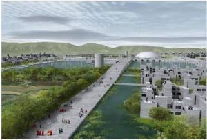 規劃中的那爛陀大學新校區 