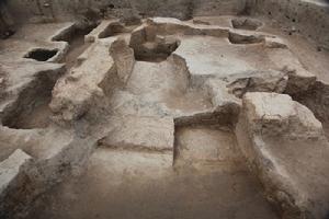 白土崖古城內建築基址