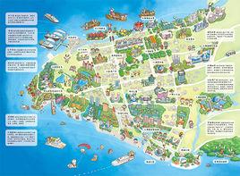 北海手繪地圖 北海手繪地圖