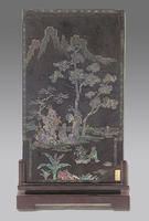 錢名山行書七言聯 錢名山行書七言聯