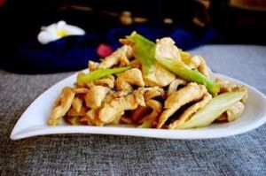 蔥爆雞肉 蔥爆雞肉