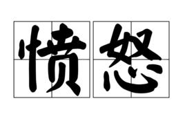 憤怒[漢語詞語]