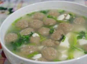 肉丸豆腐湯 肉丸豆腐湯