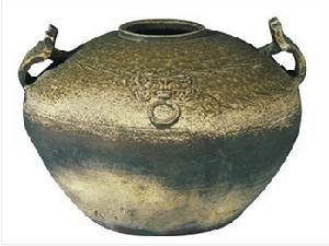 青釉陶瓿 青釉陶瓿