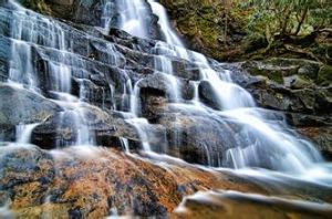 夕春瀑布 夕春瀑布