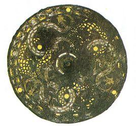 戰國金銀錯虺龍紋銅鏡 戰國金銀錯虺龍紋銅鏡