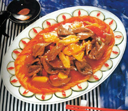 酸甜豬肝 酸甜豬肝