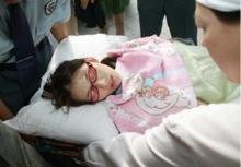 林志玲被送往醫院