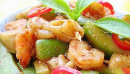 鮮蝦水瓜煮魚膘 鮮蝦水瓜煮魚膘