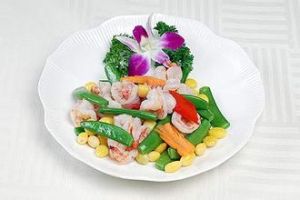 銀杏蜜豆炒鮮蔬 銀杏蜜豆炒鮮蔬