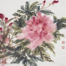 杜平讓彩墨作品