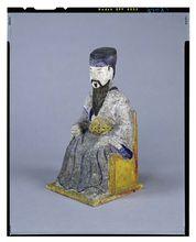 第二尚氏時代程順則像玩具（高13cm）