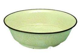 北宋定窯刻花折腰碗 北宋定窯刻花折腰碗