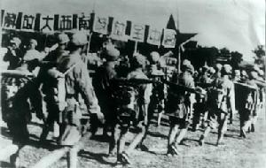 （圖）人民解放軍野戰軍部隊向滇南追殲逃敵