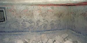 （圖）羅馬發現了公元前700年的墓室濕壁畫