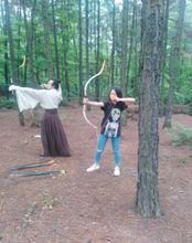 傳統弓箭射箭練習