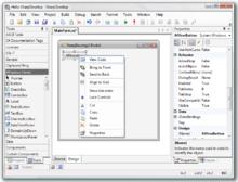 Sharp Develop在Vista上運行的界面