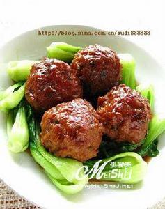 上海紅燒獅子頭 上海紅燒獅子頭