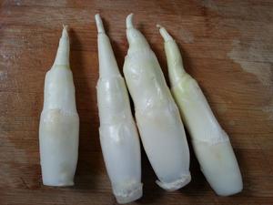 鴨血炒茭白 鴨血炒茭白