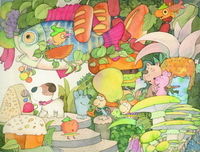 《花生米樣的雲》