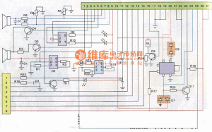 小靈通朗訊PS12型手機排線電路原理圖