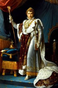 著加冕禮服的拿破崙 著加冕禮服的拿破崙