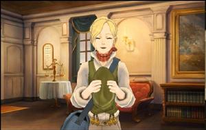 第一次脫帽微笑的吉娜