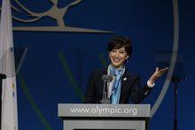 瀧川雅美作為東京申奧大使參與陳述發言
