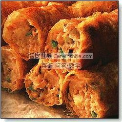 炸捲筒雞 炸捲筒雞