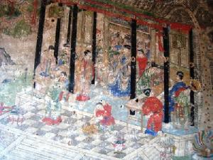 泰山廟壁畫