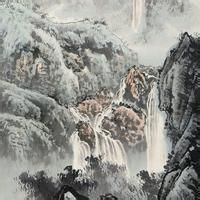 幽谷清流圖 幽谷清流圖