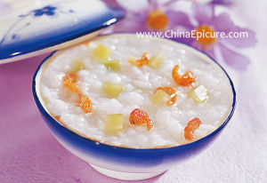 萵筍蝦皮粥 萵筍蝦皮粥