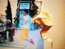 奔跑紙鶴