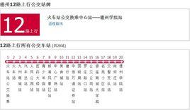 德州公交12路 德州公交12路