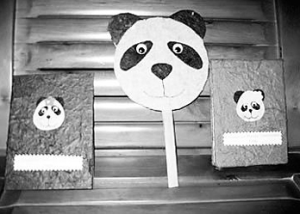 熊貓糞便製成的工藝品