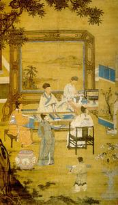 十八學士圖屏 十八學士圖屏