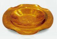 雙魚大雁紋荷葉金杯 雙魚大雁紋荷葉金杯