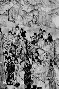 李重潤墓壁畫 李重潤墓壁畫