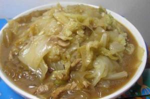 白菜燉粉皮 白菜燉粉皮