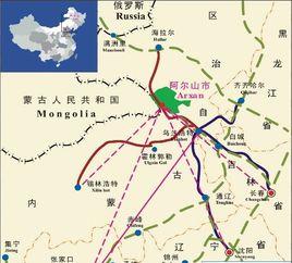 伊阿鐵路[內蒙古伊敏到阿爾山的鐵路]